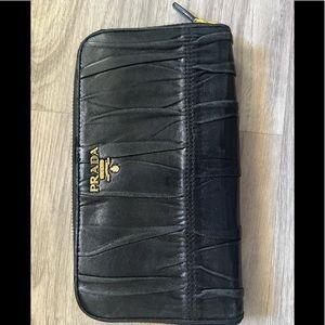 Authentic Prada zippy wallet